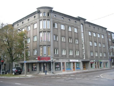 Tartu KGB HQGrå huset - KGB:s högkvarter
