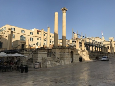 MaltaDet förstörda operahuset som 2019 används för utomhuskonserter