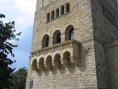 Posen slottBalkongen som byggdes speciellt för Hitler