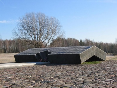 KhatynMemorial at the site of the barn