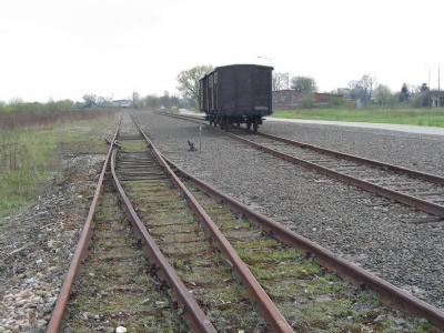 Auschwitz II – BirkenauAuschwitz II – Birkenau: Vicinity of the original unloading ramp outside the camp