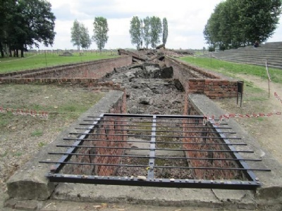 Auschwitz II – BirkenauAuschwitz II – Birkenau: Crematoria III, stairs to the dressing room