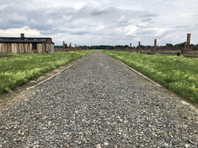 Auschwitz II – BirkenauAuschwitz II – Birkenau: Section BIIB, Theresienstadt family camp, camp street