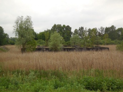 Auschwitz III – Monowitz
Lager IV - Pulverturm. Vattenreningsbassänger strax utanför Monowitz
