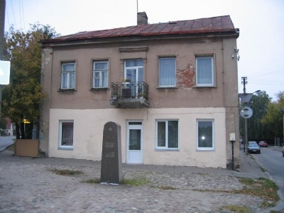 Kaunas gettoMinnesmonument vid den f.d. entrén till gettot