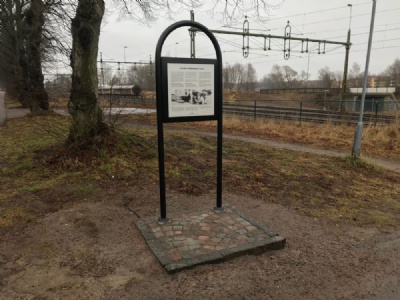 HerrhagsskolanInformation board at the site where the patients arrived