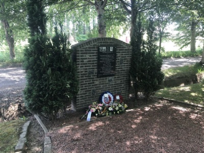 Eben - EmaelMemorial monument at Veldwezelt