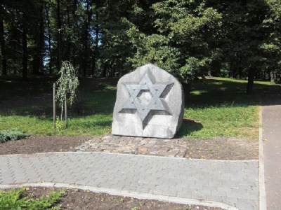 Riga GhettoMemorial monument at the former Jewish Burial site, Riga