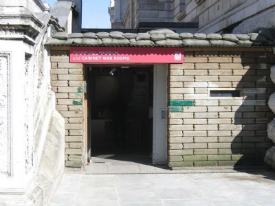 Churchill´s War RoomIngången till museet (2008)
