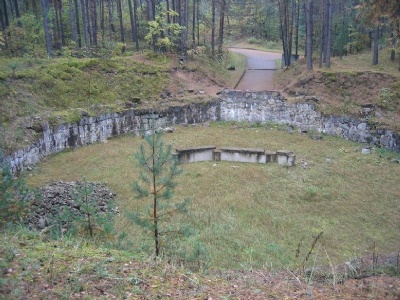 PaneriaiRuiner efter bunkern där fångarna (sonderkommando) som tvingades arbeta med att kremera liken bodde