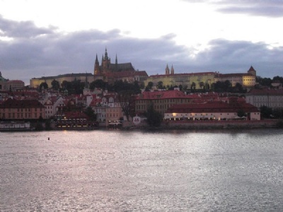 Prag slottSlottet breder ut sig över Hradcany