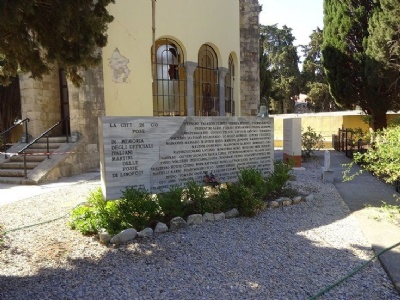 Kos - LinopotisMemorial monument at the cemetery