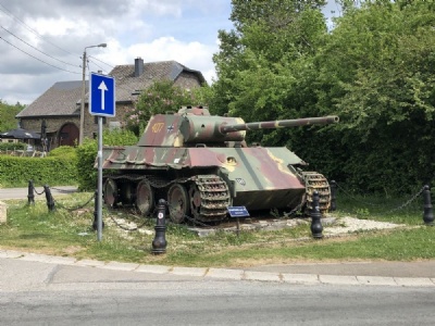 BastogneGerman Panther tank, Grandmenil