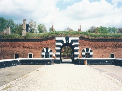 Terezin fästningLägerentrén