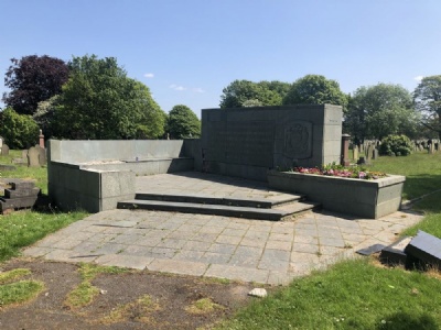 Liverpool BlitzMass grave Blitz victims, Anfield Cemetery