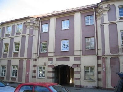 Vilnius gettoHär låg Judenrats (judiska rådets) kontor i getto 1