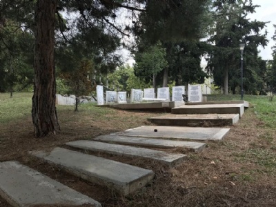 ThessalonikiMinnesmonument vid den f.d. judiska begravningsplatsen (40°37'51.86 N 22°57'33.00 E)
