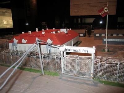 FalstadModel of the camp in the museum