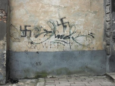 Lviv GhettoGraffiti in Lviv (not the ghetto)