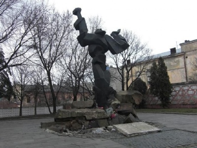 Lviv GhettoMain monument, Lviv Ghetto