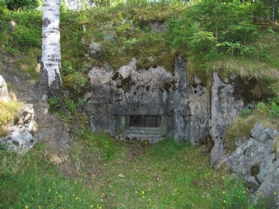 Sjöänds - Fort 118Machine gun bunker