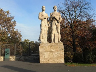 Berlin – Olympic StadiumSculpture outside the stadium 
