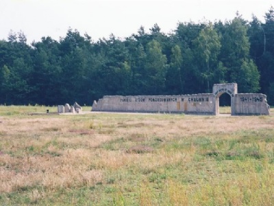 Chelmno (Kulmhof)Memorial monument, forest camp