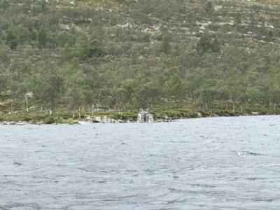 GrövelsjönVraket sett från båten (M/S Sylöra)
