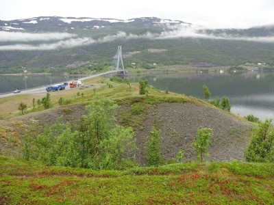 KafjordStraumsneset with bomb crater 