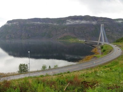 KåfjordKåfjord med berget Sakkobadne i bakgrunden