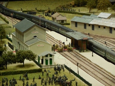 Montoire-sur-le-LoirModel of the station during the Hitler and Pétain meeting