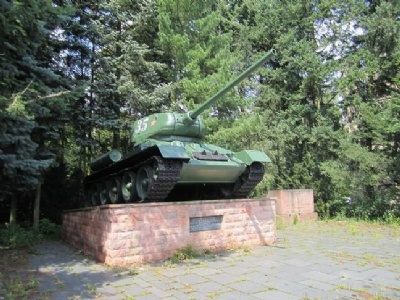 Brandenburg New PrisonSoviet T-34 monument outside the Prison