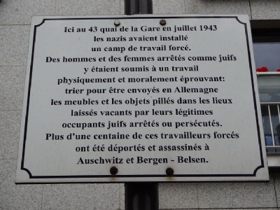 Paris – AusterlitzMemorial tablet