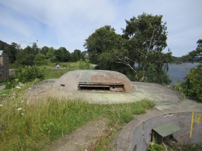 Oscarsborgs fästningObservationspost vid huvudbatteriet
