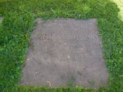 CarinhallCarin Goering's grave att Lovö church, Sweden
