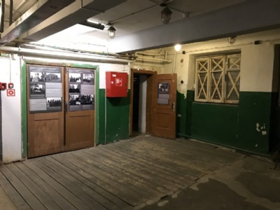 StalingradPaulus museum: Den öppna dörren leder in till Paulus rum