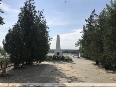 StalingradMemorial monument, Lydnikov Island