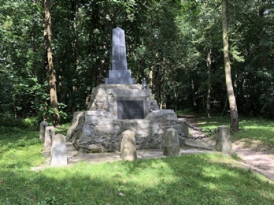 Izbica GhettoJewish Burial Site, old monument