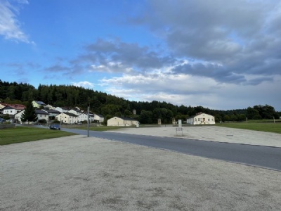FlossenburgStreet that cuts through the former camp (2025)