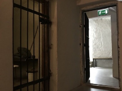 Kielce Gestapo fängelseFångcell i källaren
