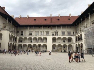 Krakow – WawelSlottsgården