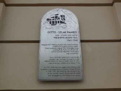 Krakow GhettoMemorial tablet