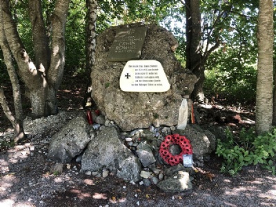 HerrlingenMinnesmonument vid platsen där Rommel begick självmord