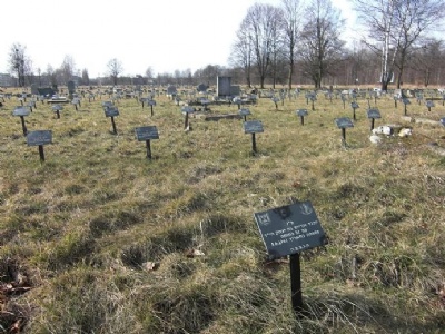 Lodz gettoGhetto field - Område på den judiska begravningsplatsen där dödsfall från gettot begravdes