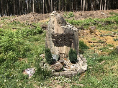 HürtgenwaldSymbolisk grav för tre soldater - Raffelsbrand (2022)