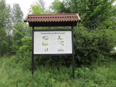 OlsztynekInformation board next to the site