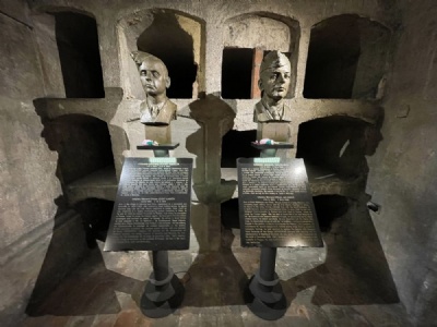 Prague - Karel BoromejskyThe Crypt, busts of Jan Kubis and Josef Gabcik (2025)