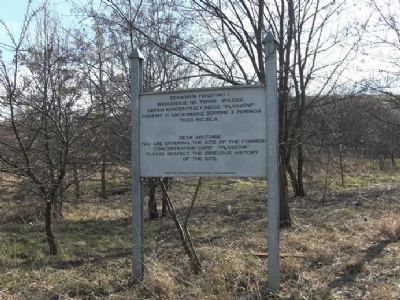 PlaszówInformation board at the former camp site