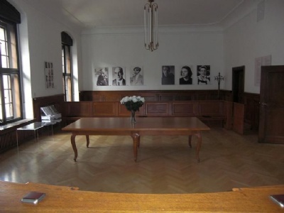 München – JustizpalastSal 253 - Här ägde den andra rättegången rum den 19 april 1943