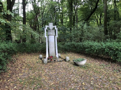 Posen – RusalkaMemorial monument, 40 killed poles, 1940